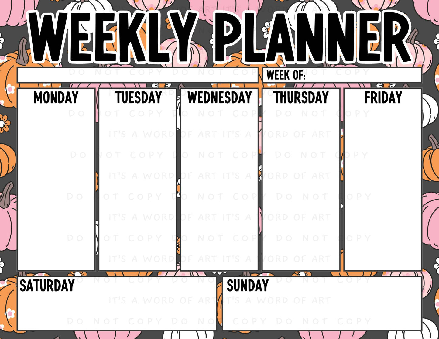 Weekly Planner Pages