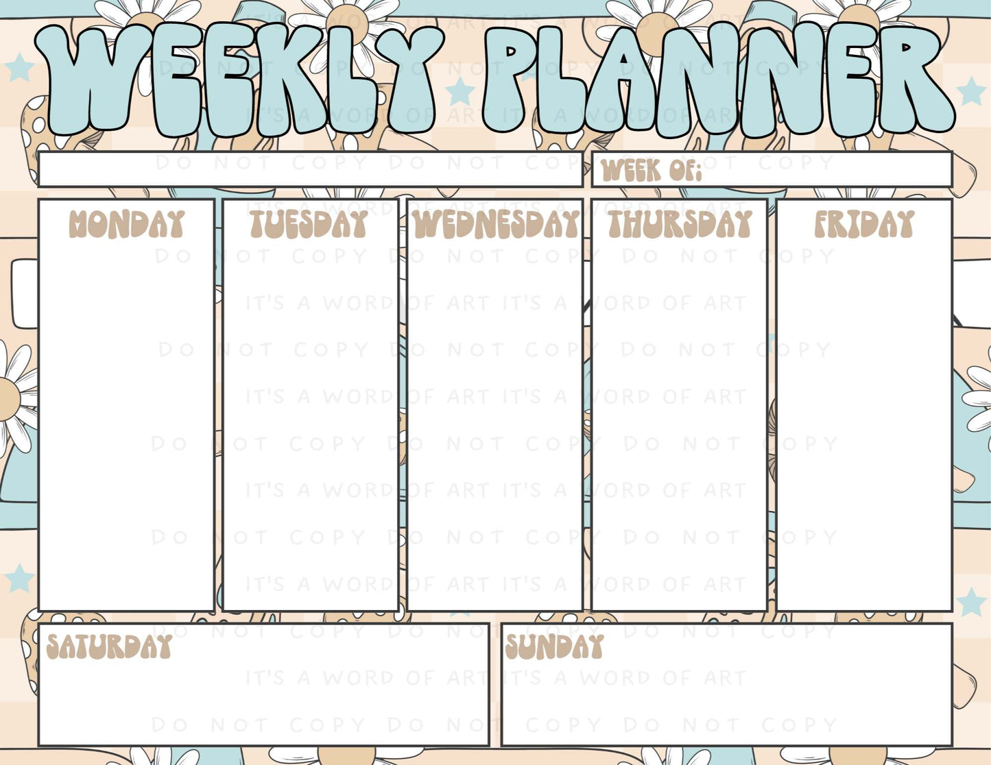 Weekly Planner Pages