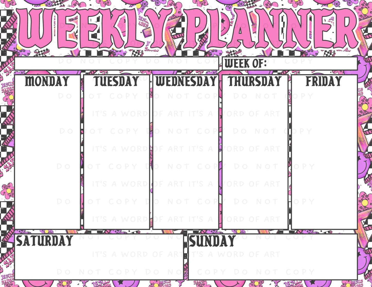 Weekly Planner Pages
