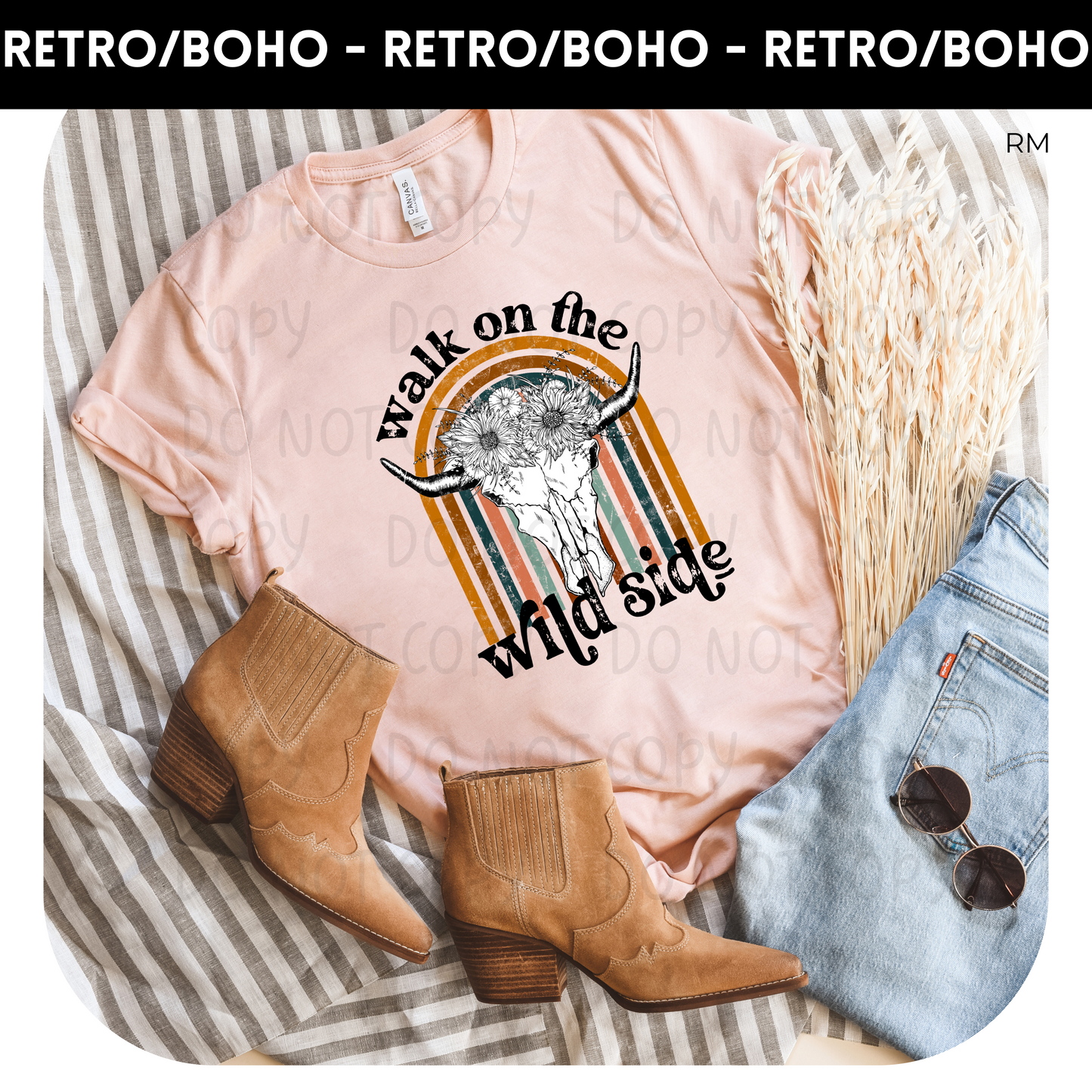 Walk On The Wild Side Adult Shirt- Boho 136