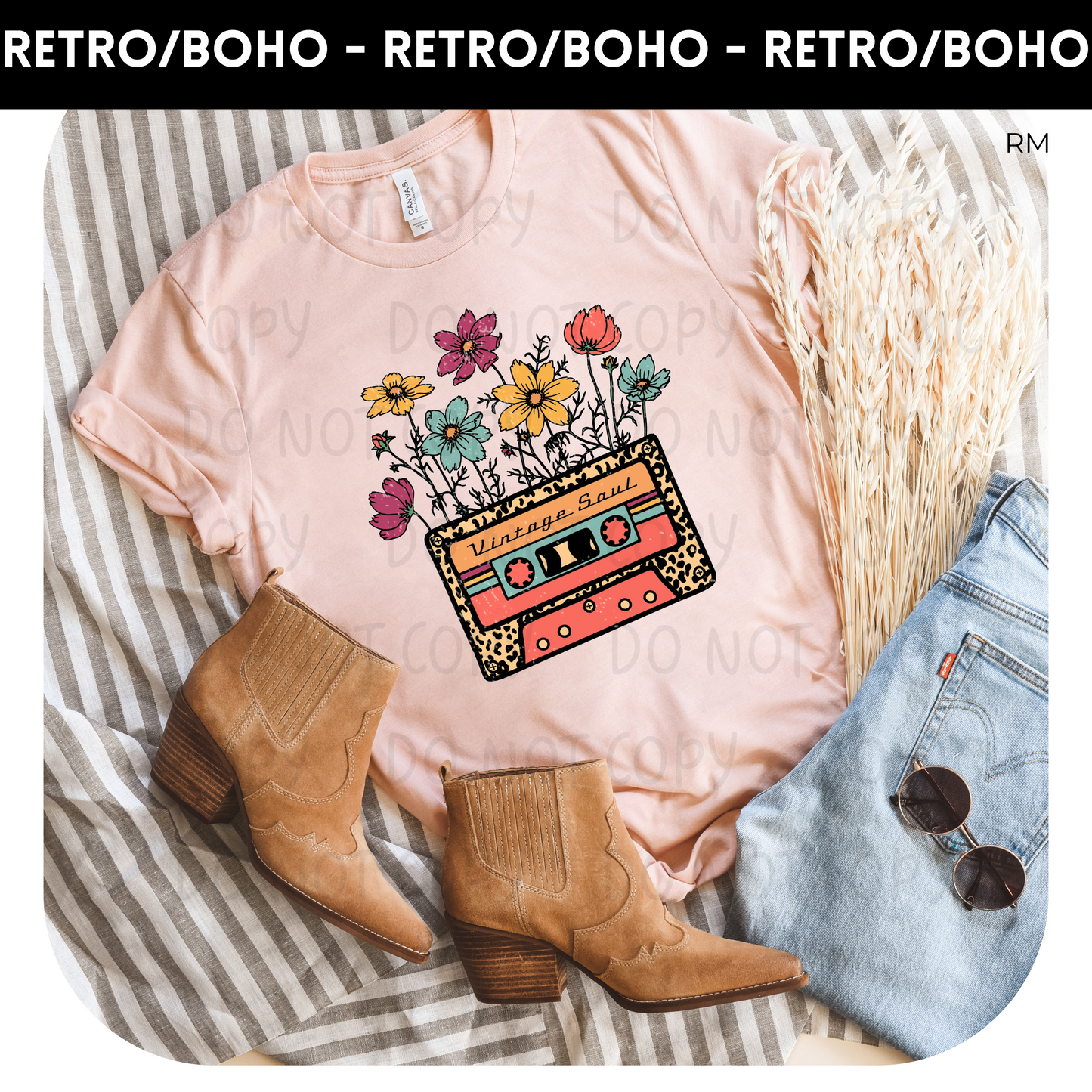 Vintage Soul Adult Shirt- Boho 72