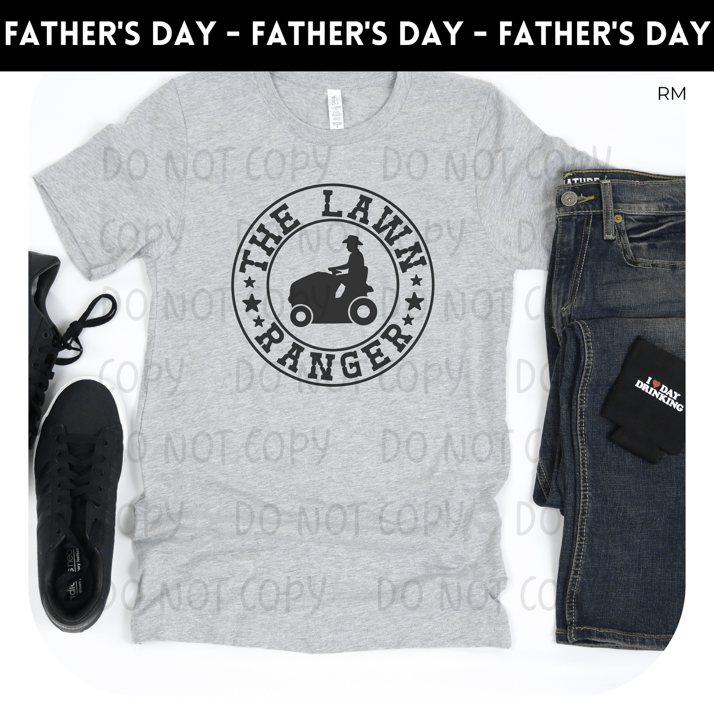 The Lawn Ranger Adult Shirt- Dad 140