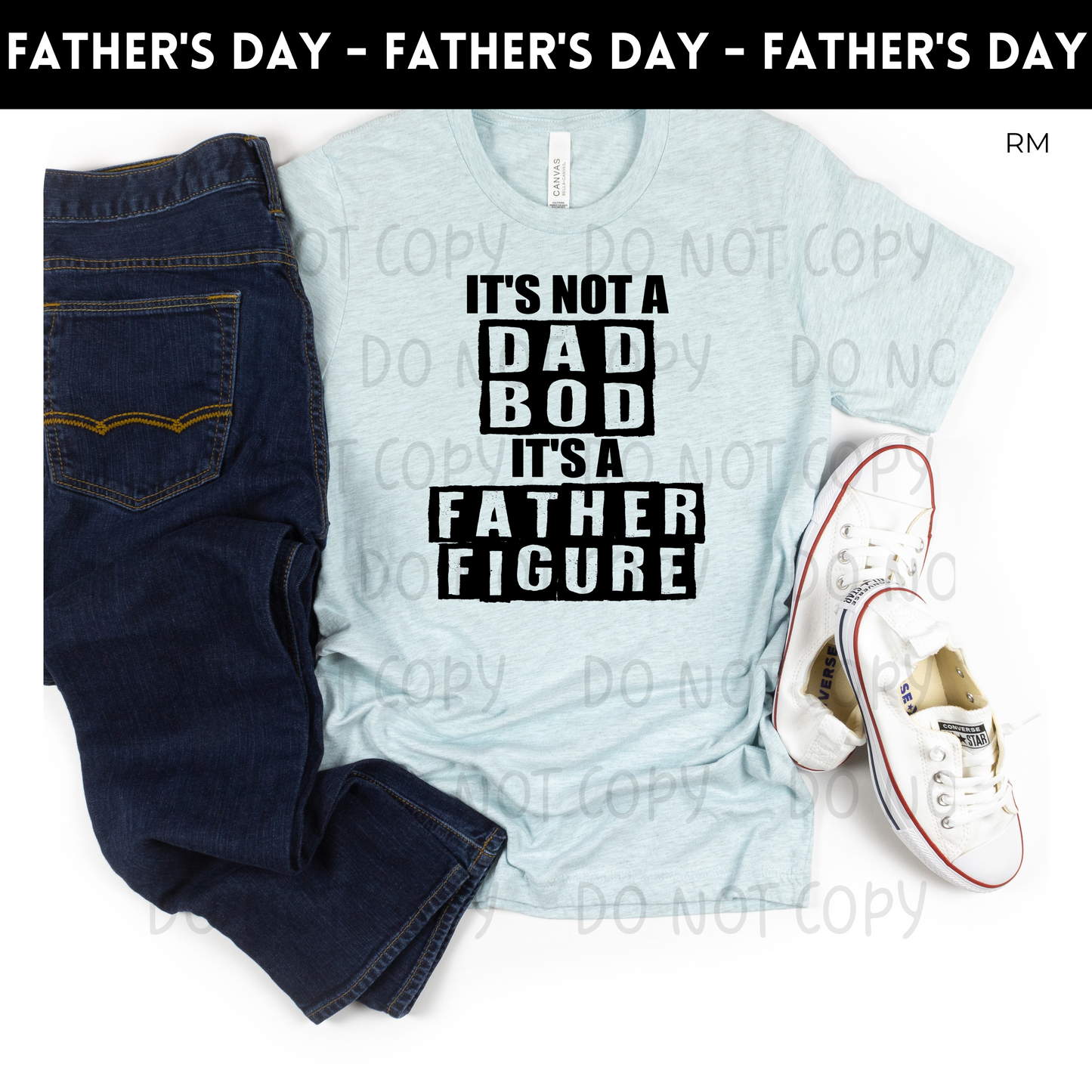 Not A Dad Bod, Father Figure Adult Shirt- Dad 2