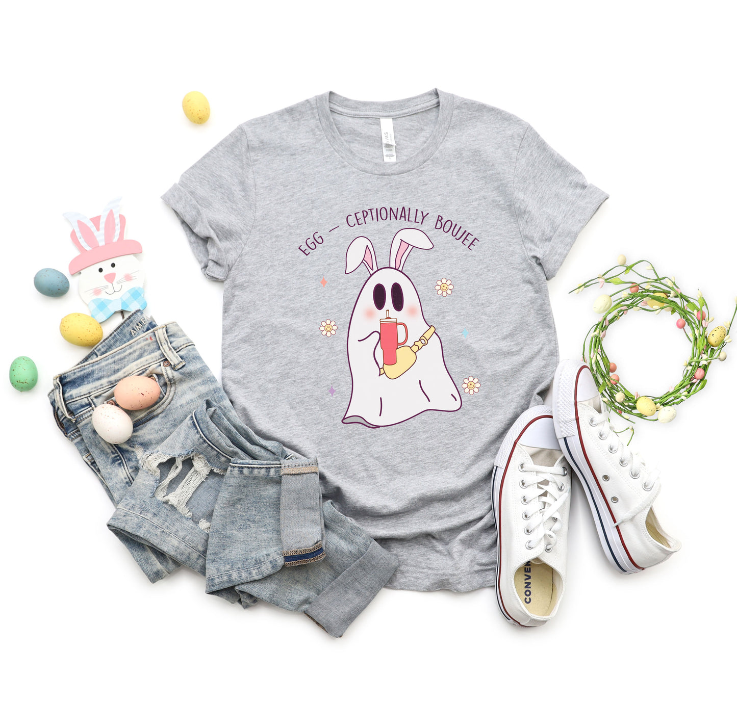Eggceptionally Boujee Adult Shirt-Easter 325