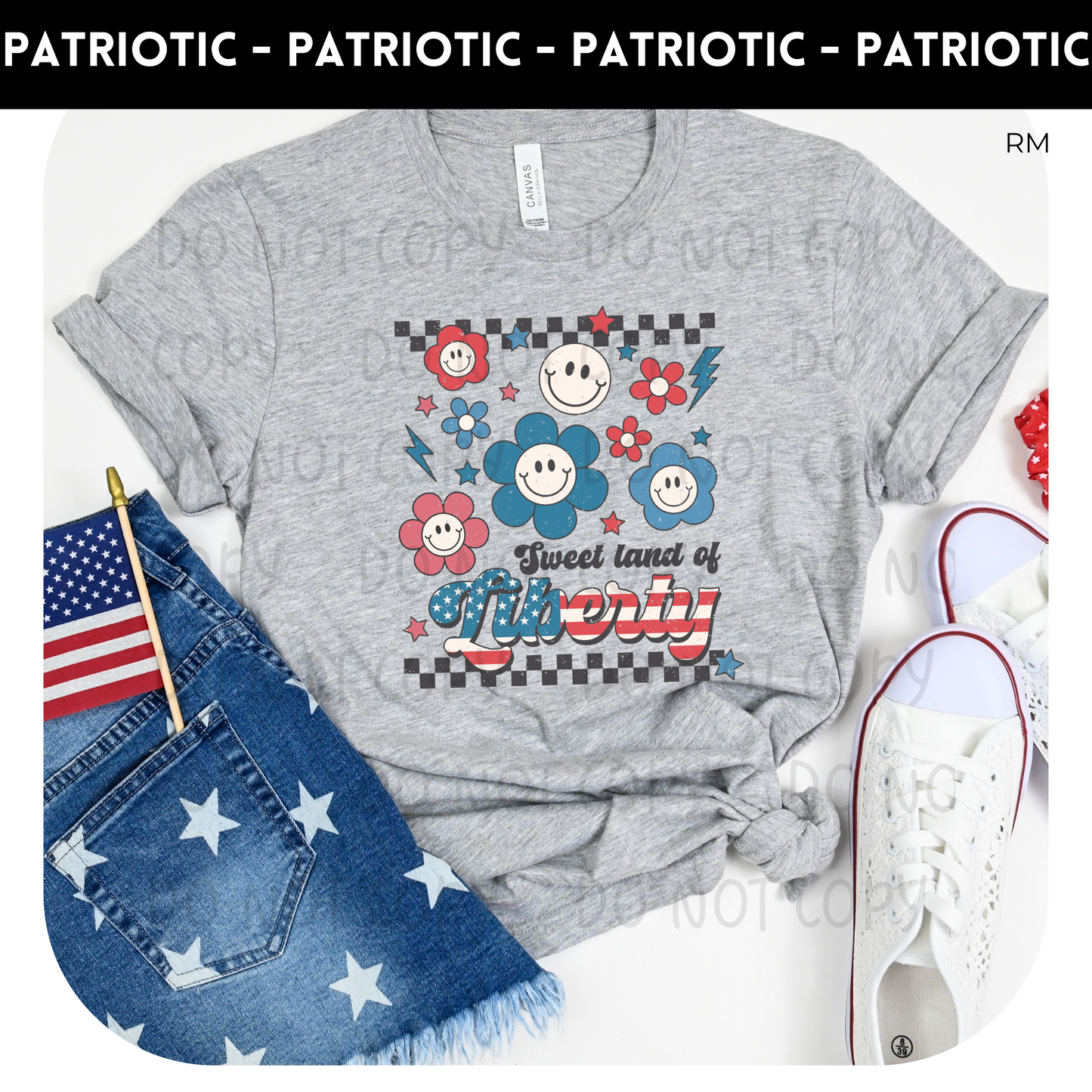Sweet Land Of Liberty Adult Shirt-July 4th 268