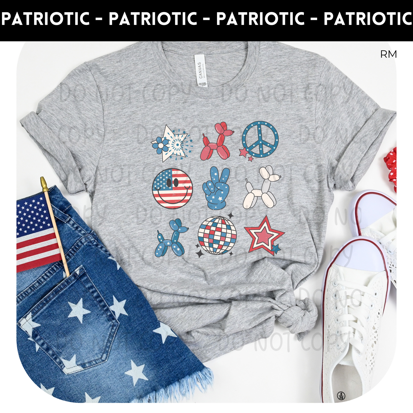 July 4th Balloon Animals Adult Shirt-July 4th 276