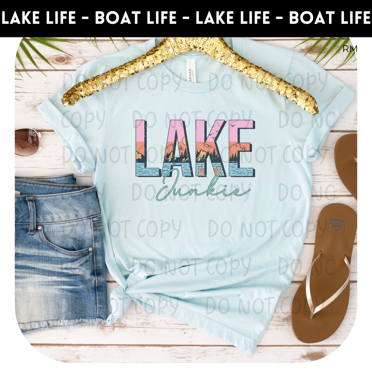 Lake Junkie Adult Shirt- Lake Life 46