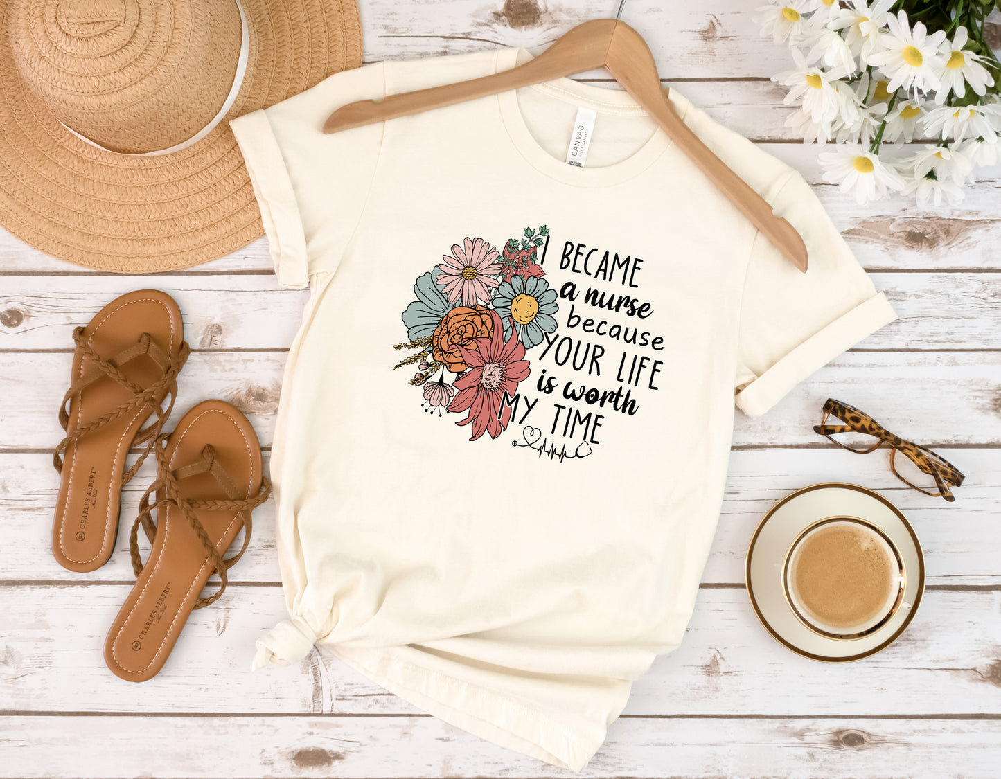 I Became A Nurse Adult Shirt- Nurse 157