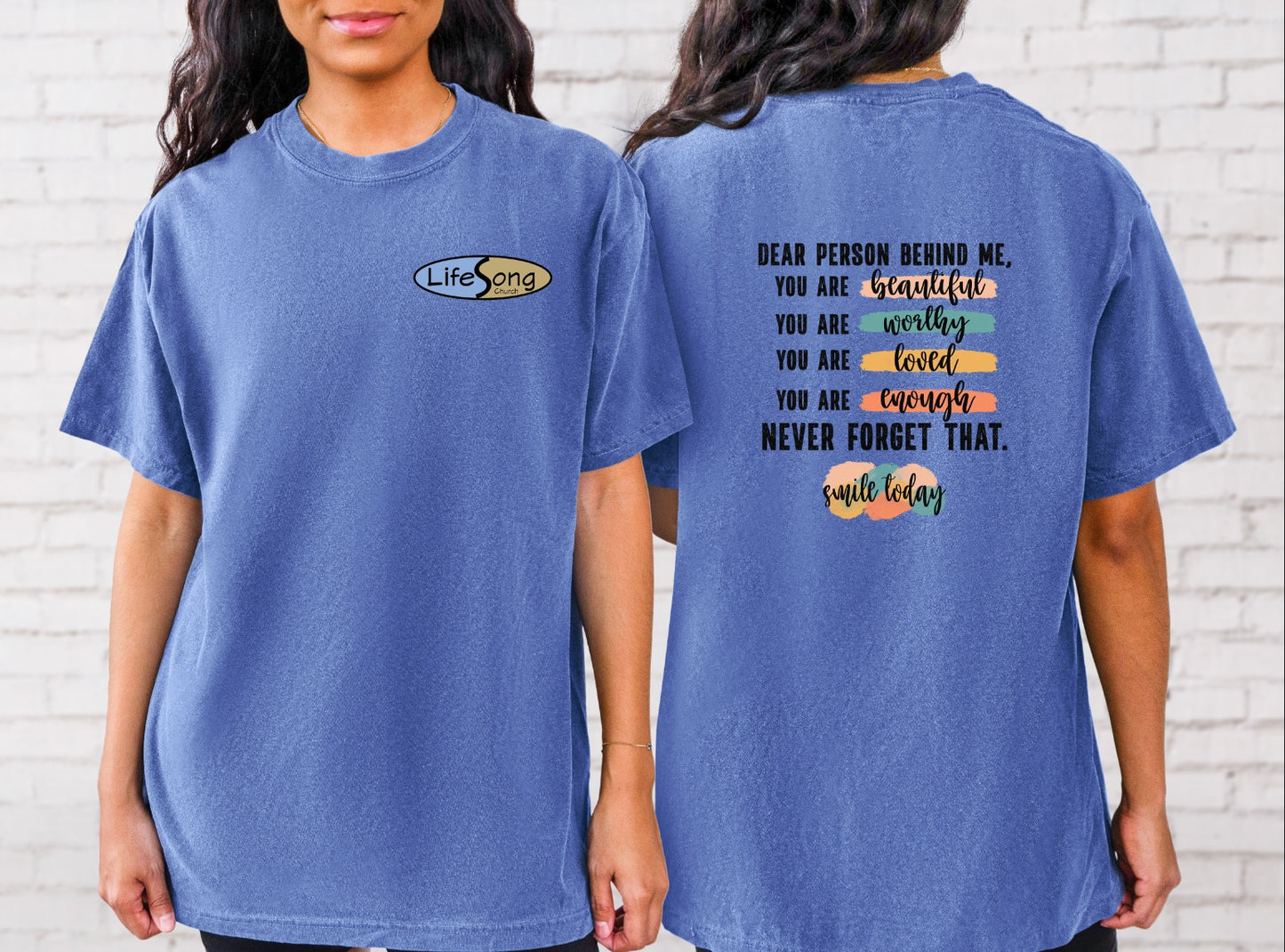 LifeSong Dear Person Behind Me Adult Shirt