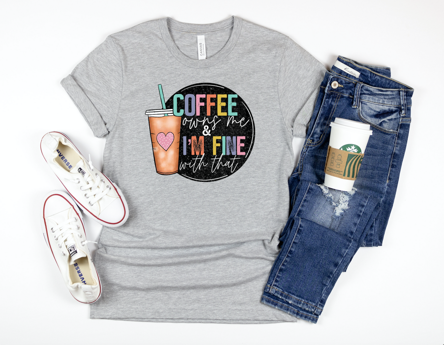 Coffee Owns Me Adult Shirt-Coffee 120