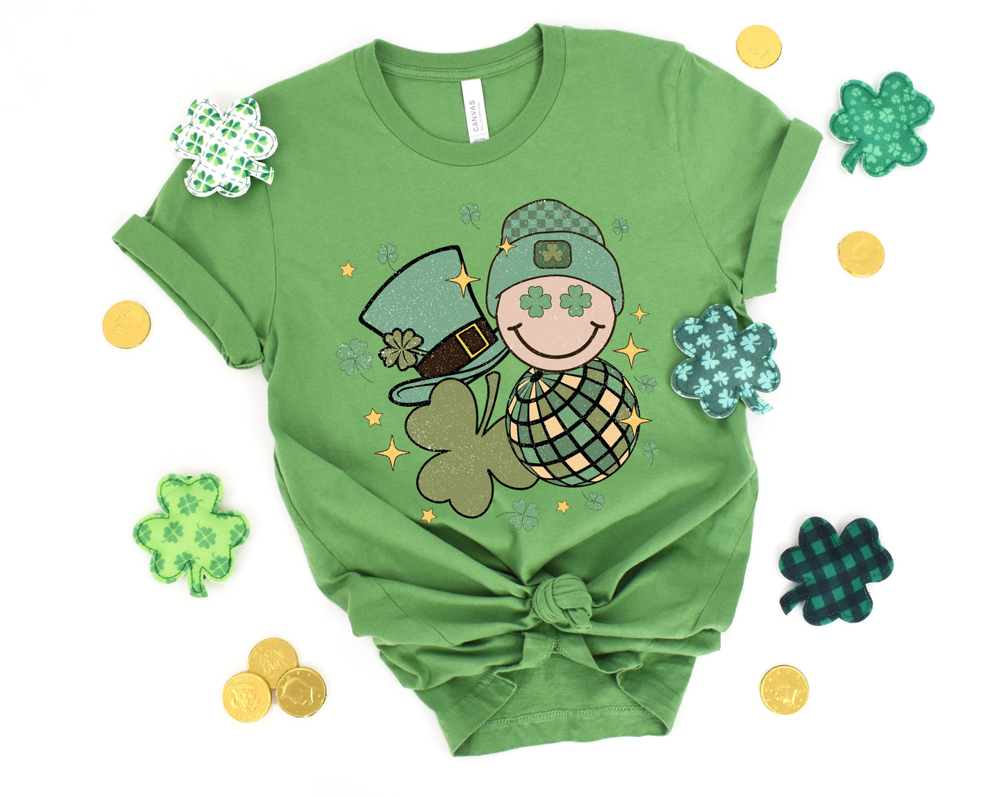 St. Patrick Smiley Adult Shirt- St. Patrick 166