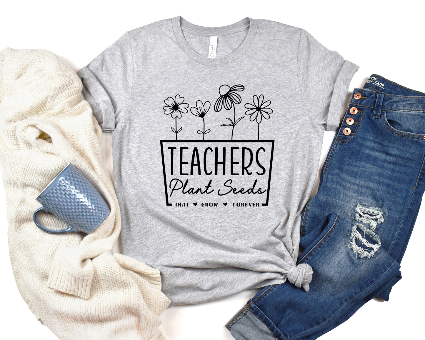 Teachers Plant Seeds Adult Shirt-Teachers 296