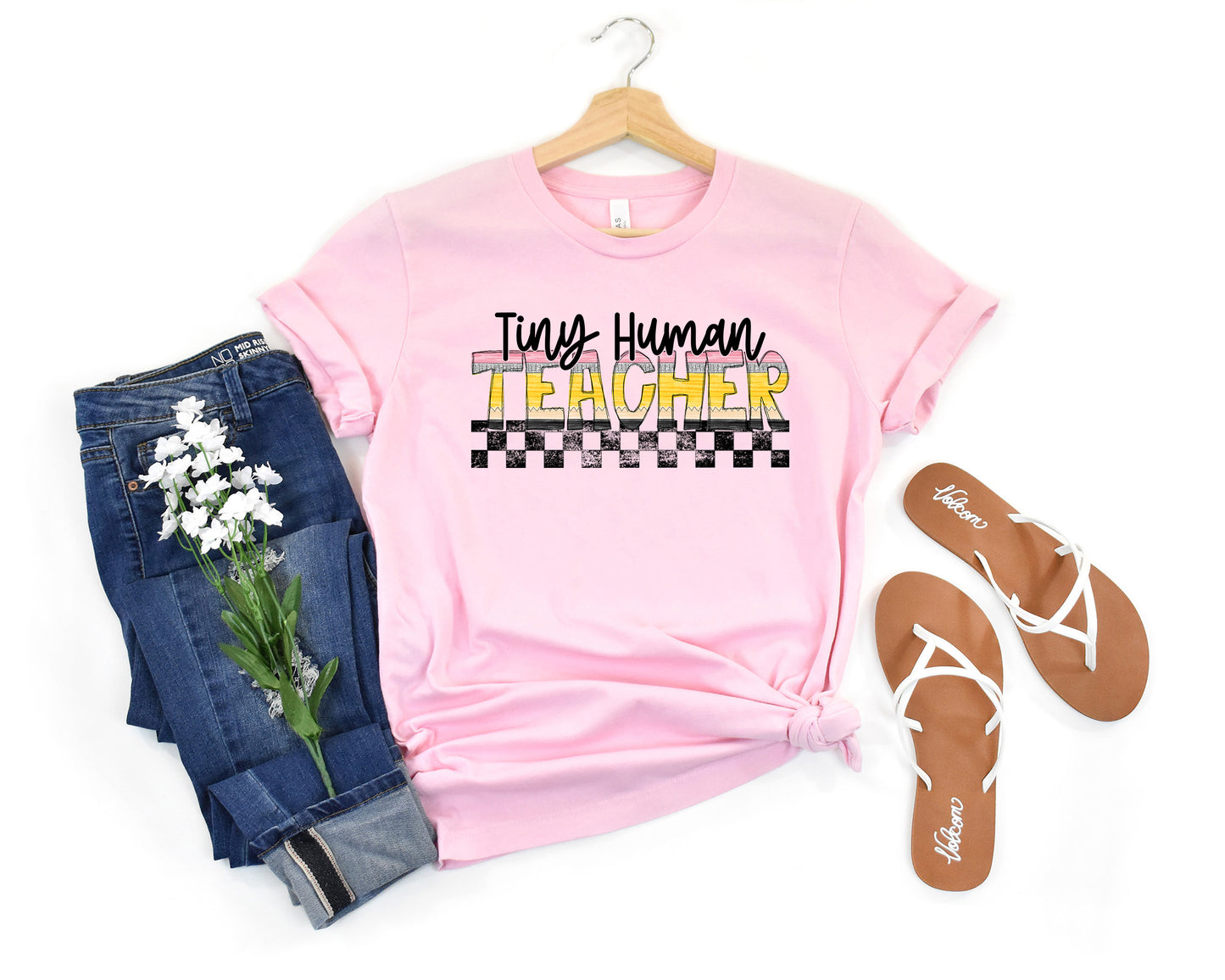 Tiny Human Teacher Adult Shirt- Teachers 313