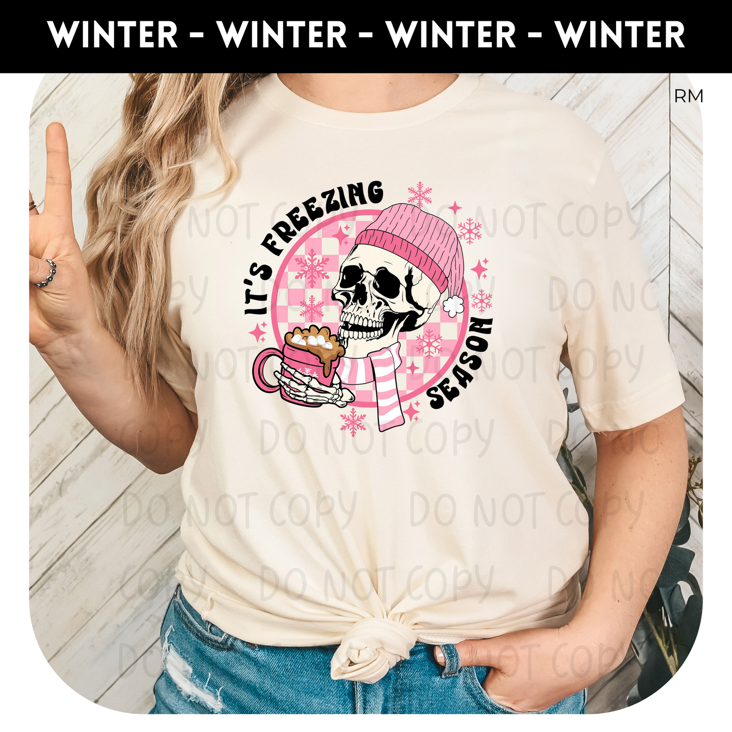 It's Freezing Season Adult Shirt- Winter 5