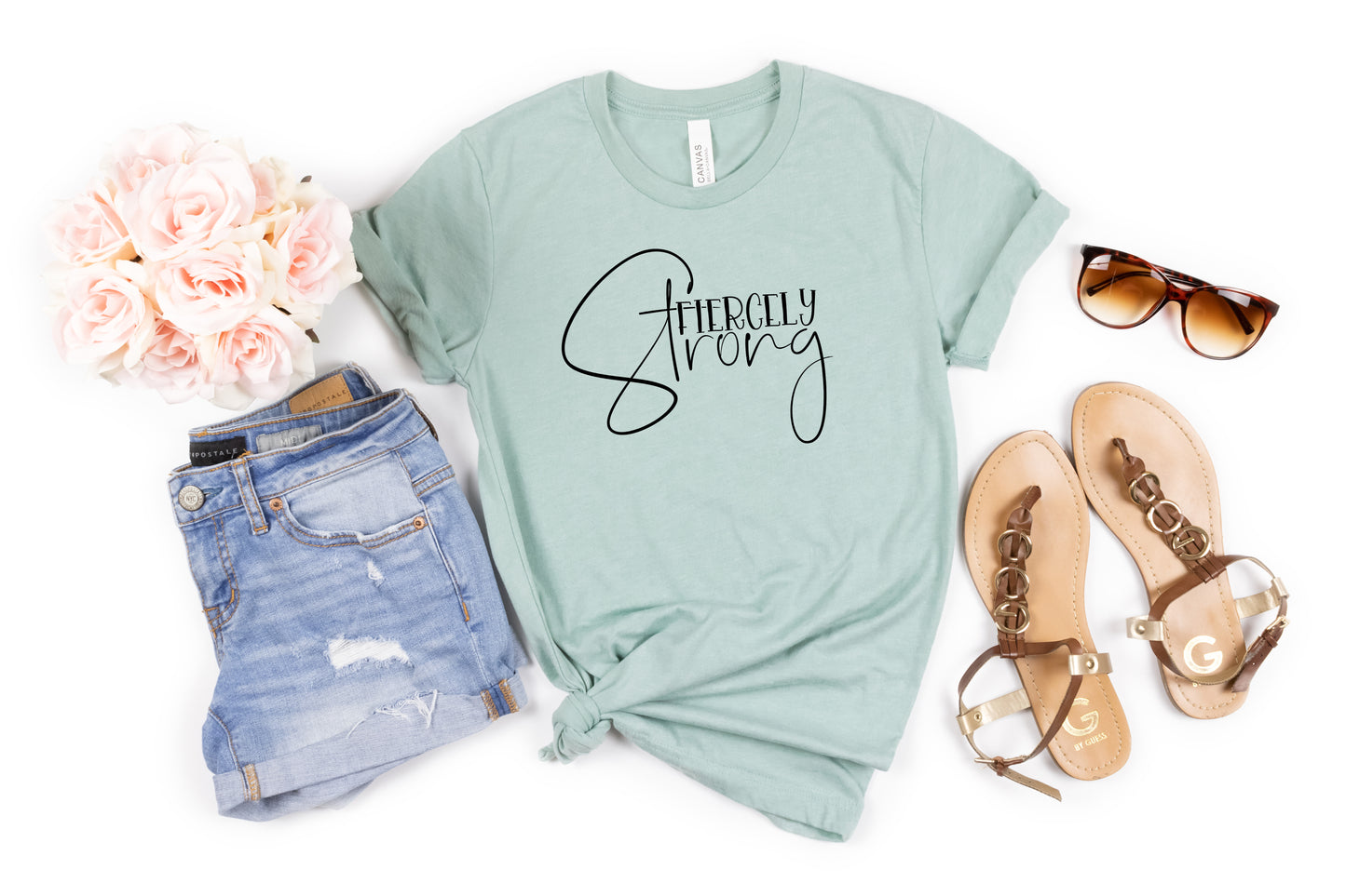 Fiercely Strong Adult Shirt- Women Empowerment 22
