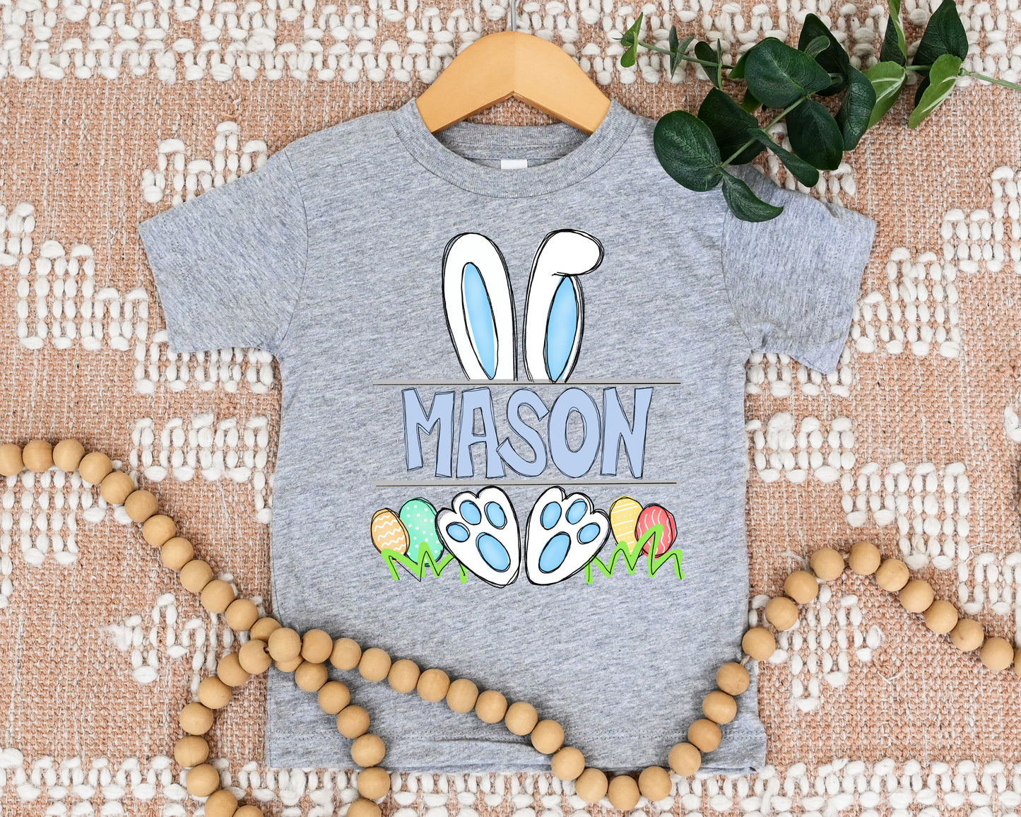 Bunny Name Plate Youth Shirts