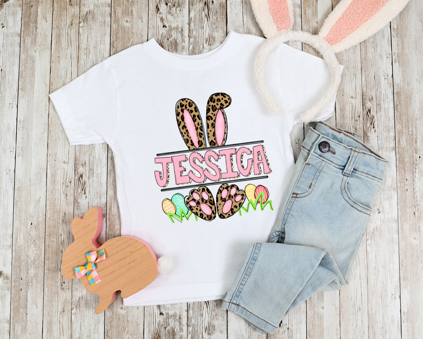 Bunny Name Plate Youth Shirts