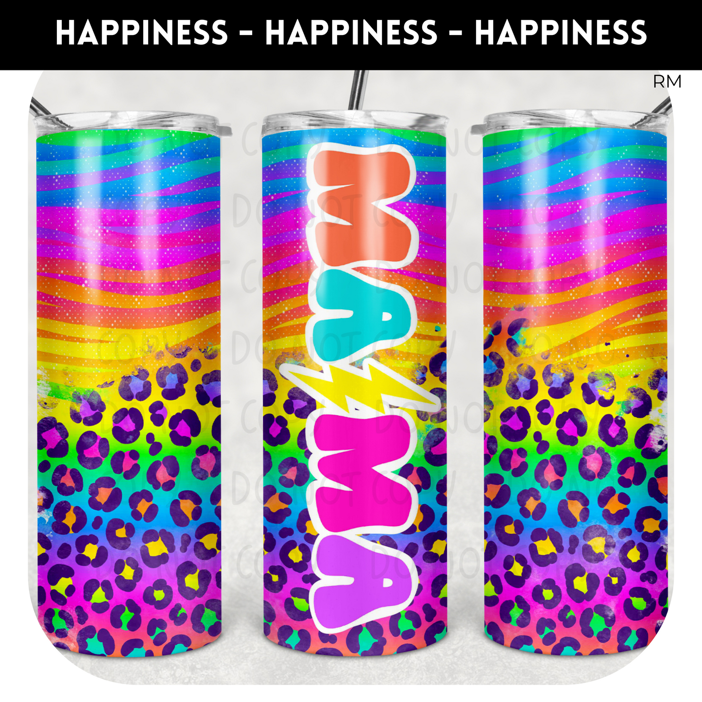 Mama Leopard 20oz Skinny Tumbler - Tumbler 1088