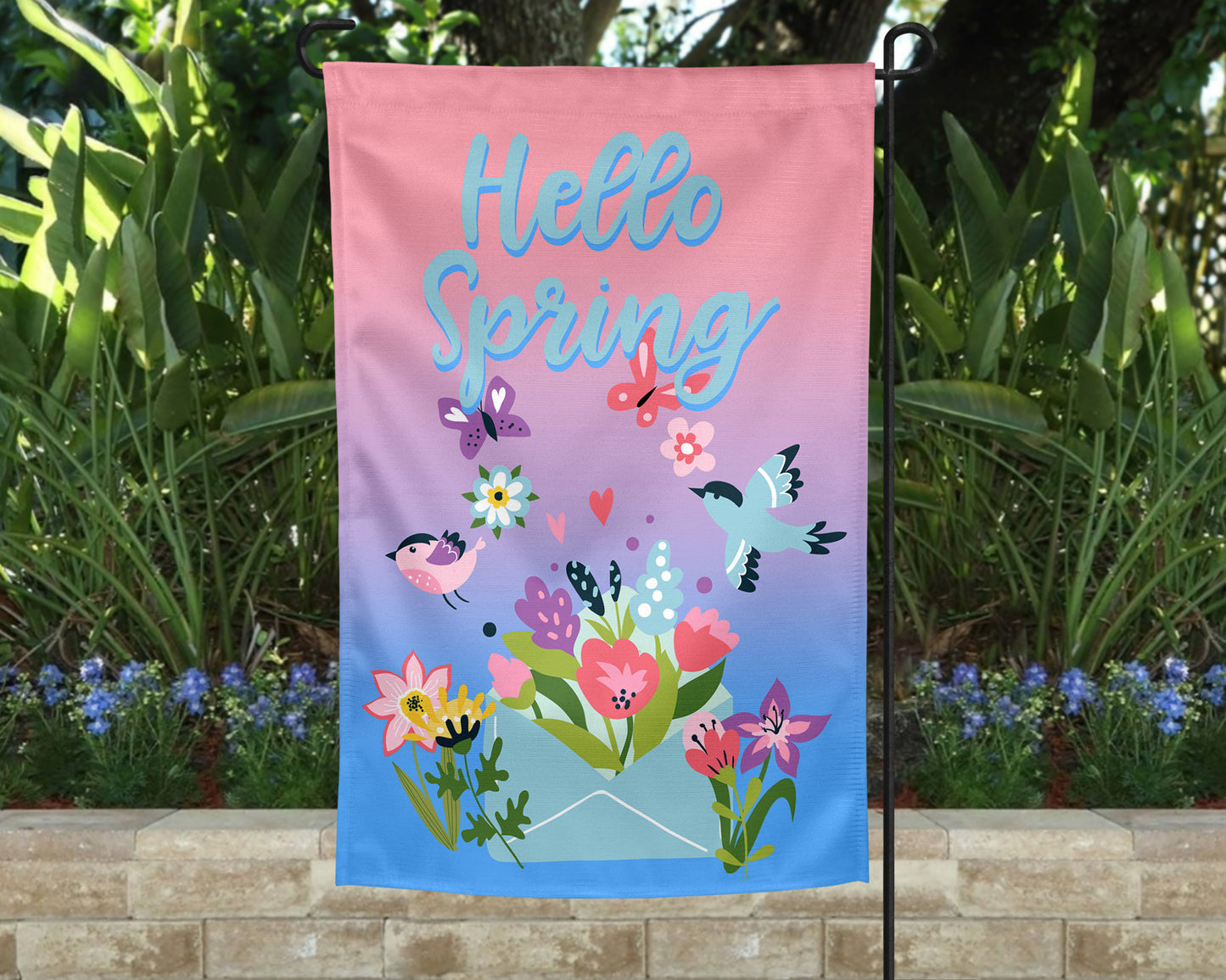 Hello Spring Garden Flag- Garden Flag 81