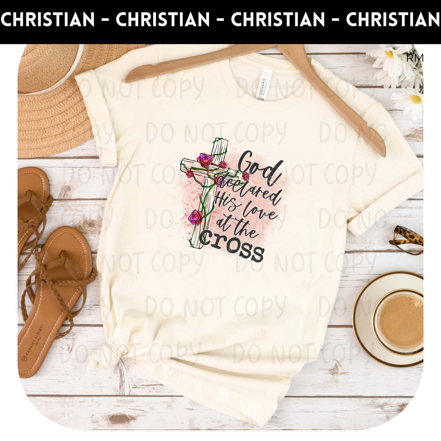 God Declared His Love Adult Shirt- Inspirational 722
