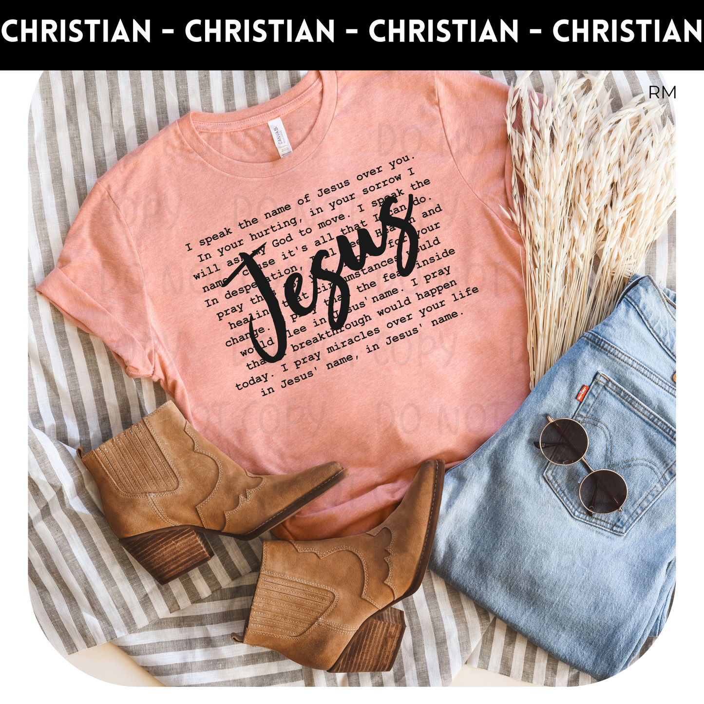 Speak The Name of Jesus Adult Shirt- Inspirational 748