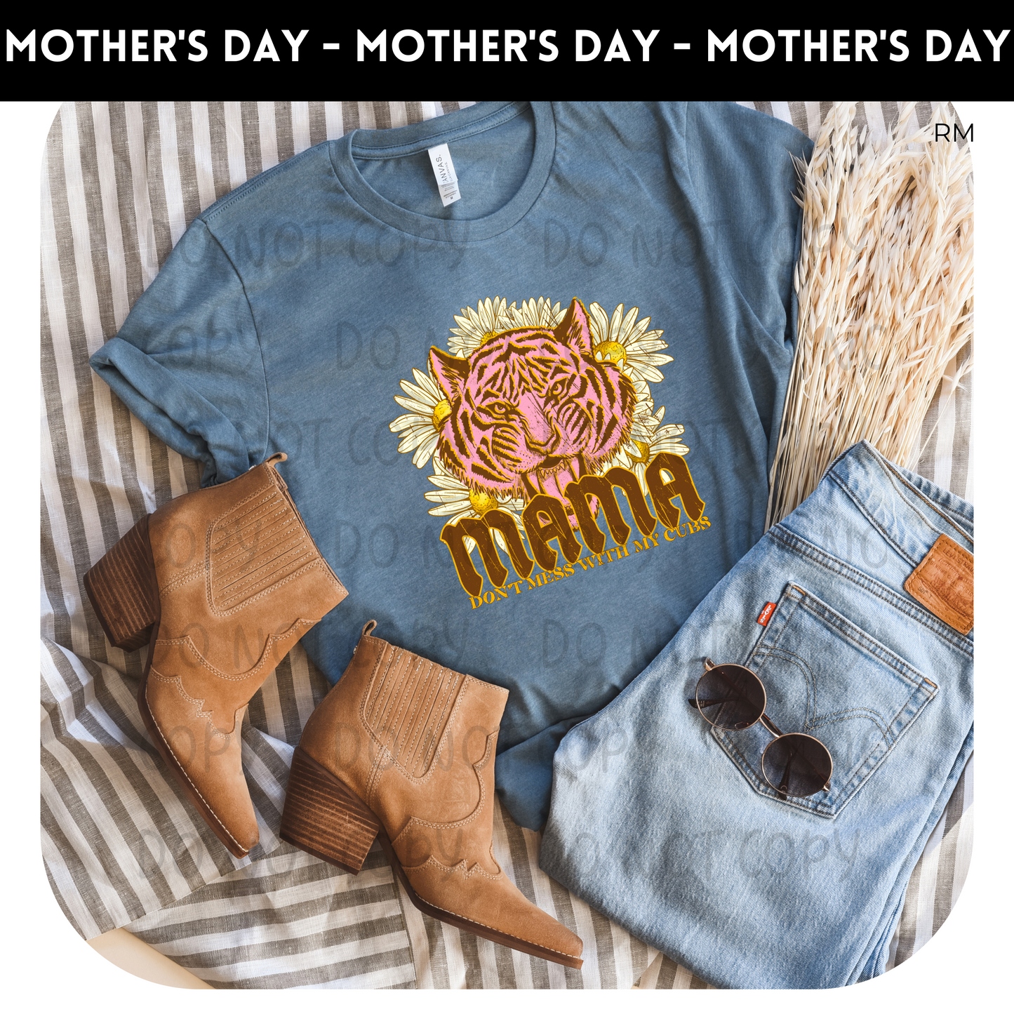 Don't Mess With My Cubs Adult Shirt- Mom Life 385