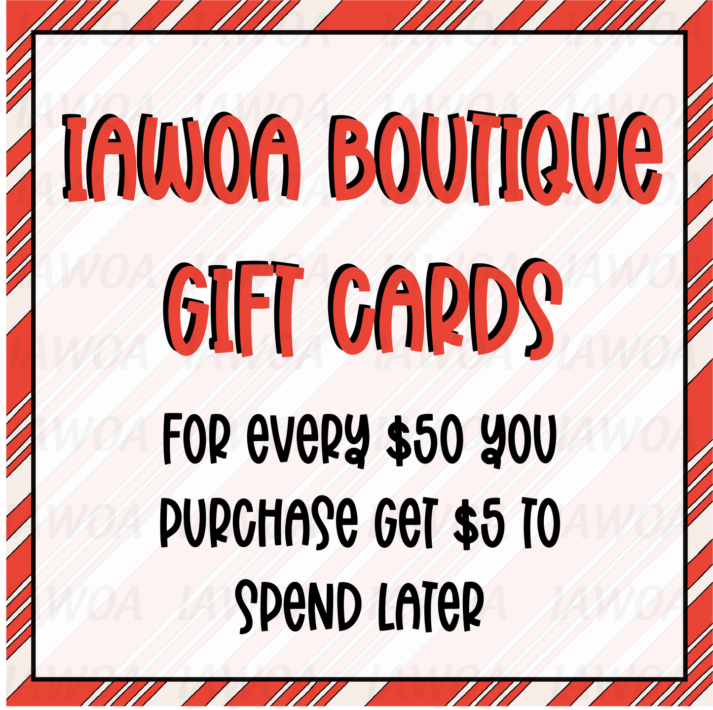 IAWOA Boutique Gift Card