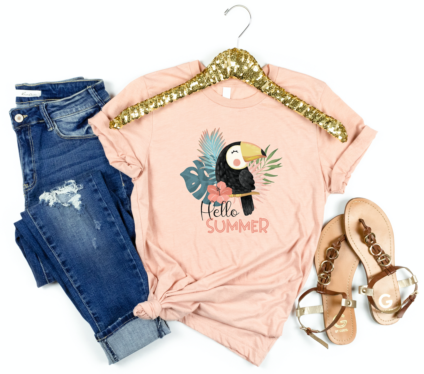 Tucan Hello Summer Adult Shirt- Summer 241