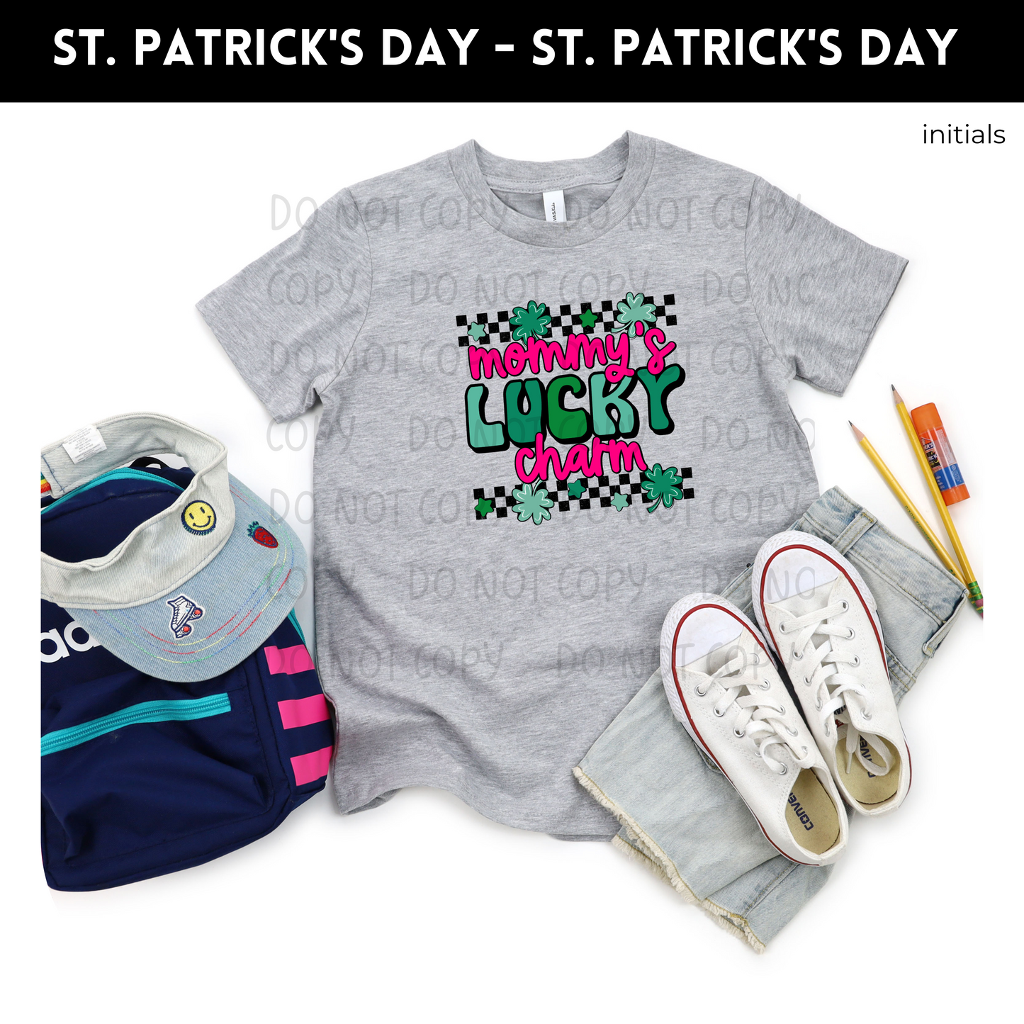 Mommy's Lucky Charm Youth Shirt - St. Patricks 151 & 153