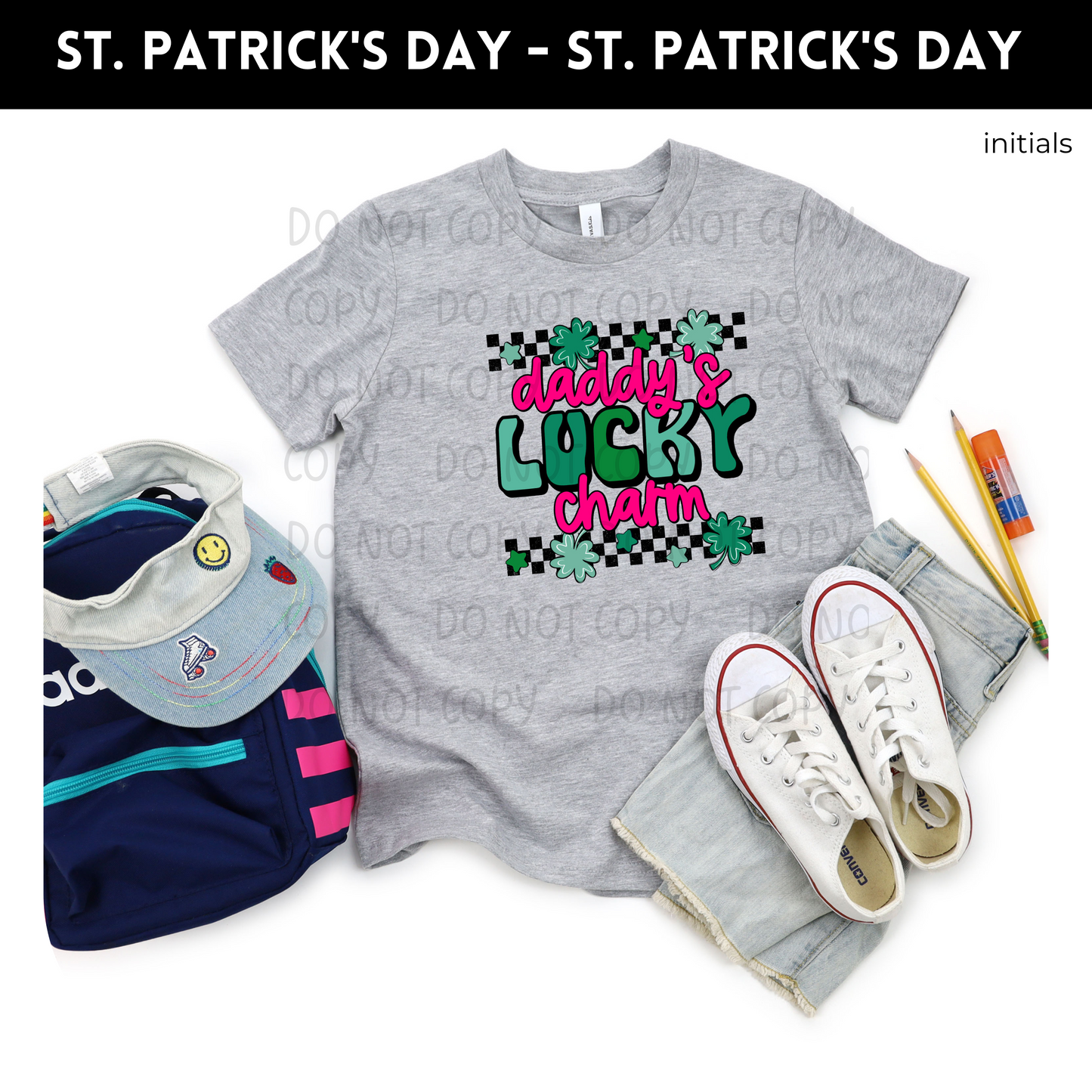 Daddy's Lucky Charm Youth Shirt - St. Patricks 152 & 154
