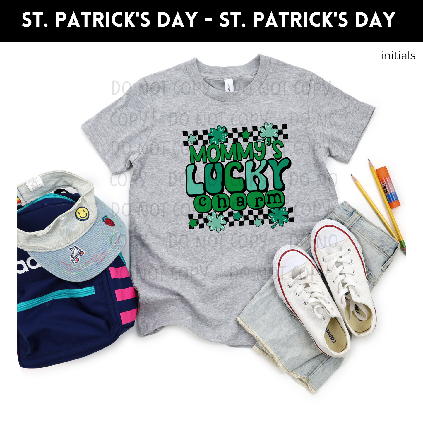 Mommy's Lucky Charm Youth Shirt - St. Patricks 151 & 153