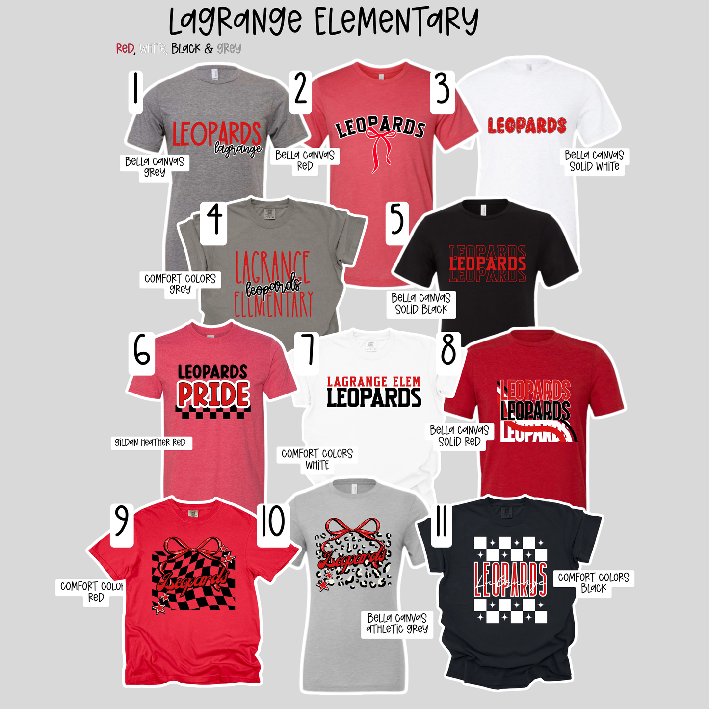 LaGrange Elementary School- School Spirit Shirts
