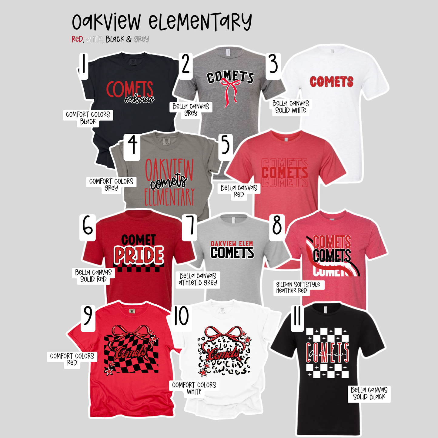 Oakview Elementary School- School Spirit Shirts