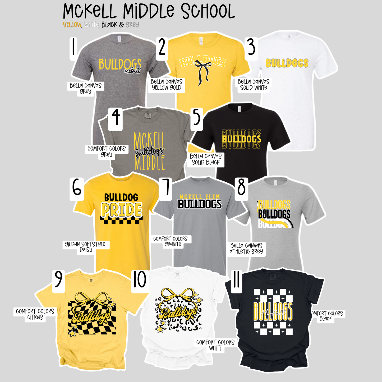 McKell Middle School- School Spirit Shirts