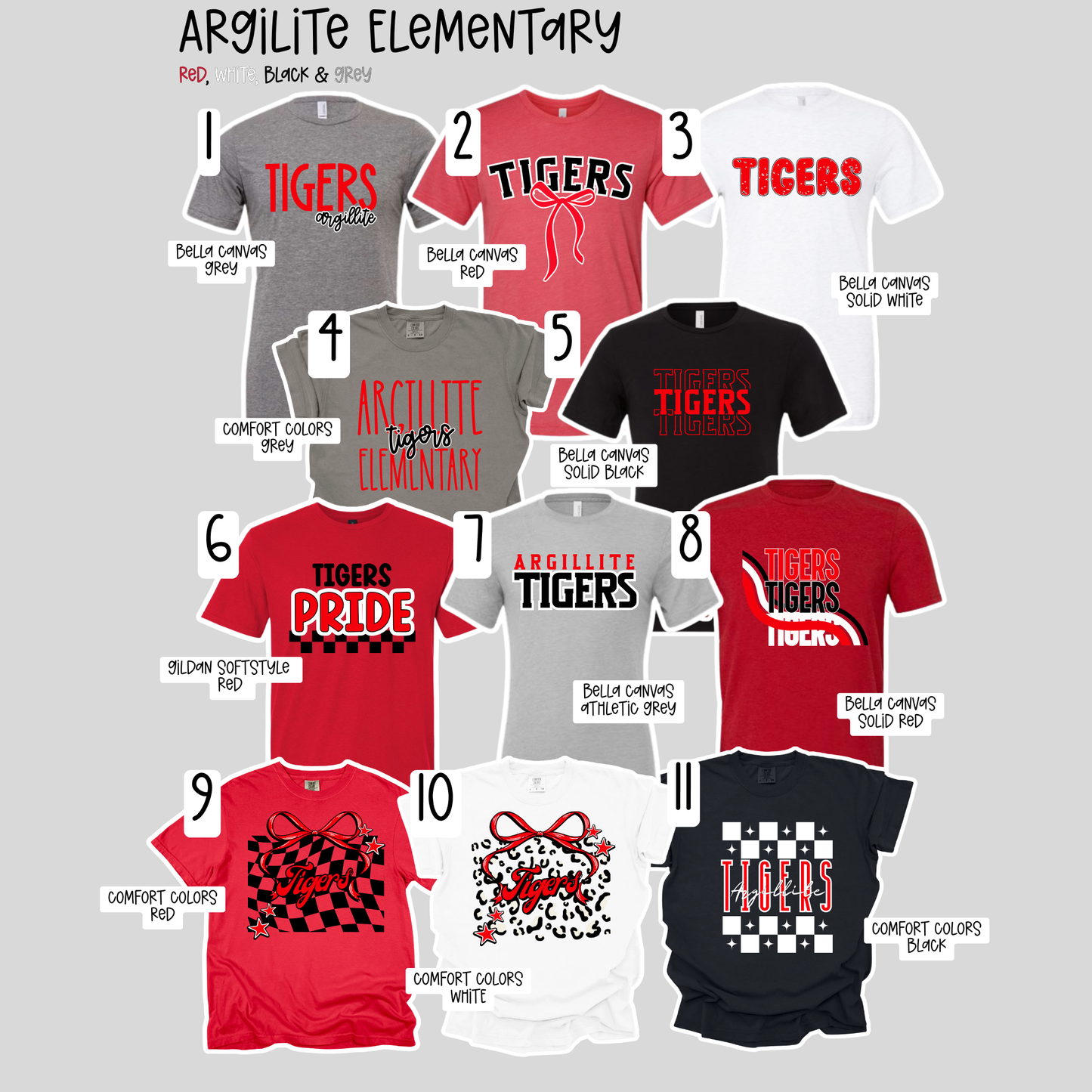Argillite Elementary- School Spirit Shirts