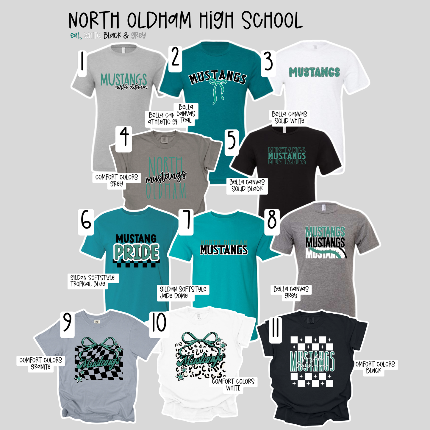 North Oldham Middle & High School- School Spirit Shirts