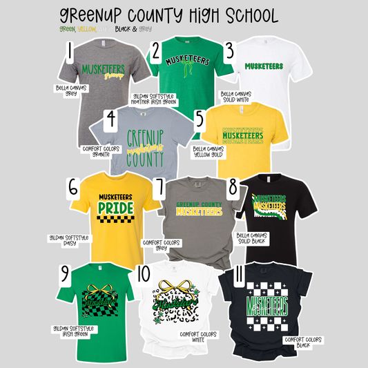 Greenup County High School- School Spirit Shirts