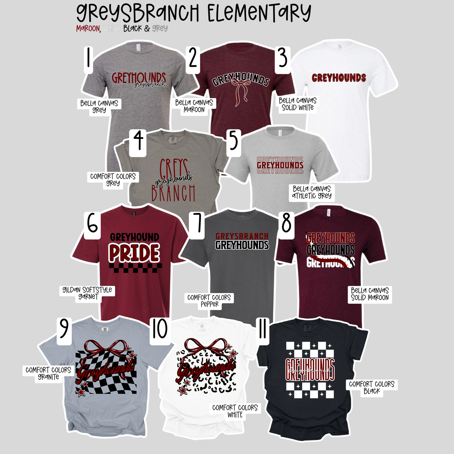 Greysbranch Elementary- School Spirit Shirts