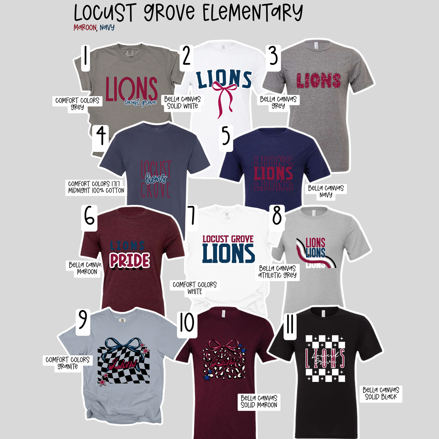 Locust Grove Elementary School- School Spirit Shirts