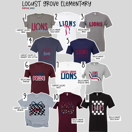 Locust Grove Elementary School- School Spirit Shirts