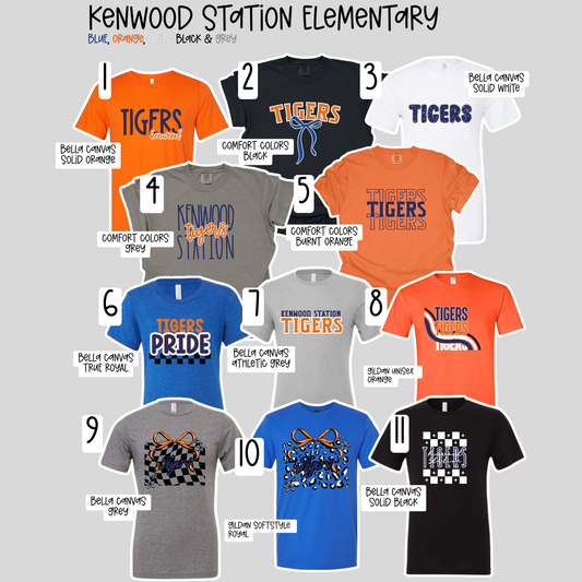 Kenwood Station Elementary School- School Spirit Shirts