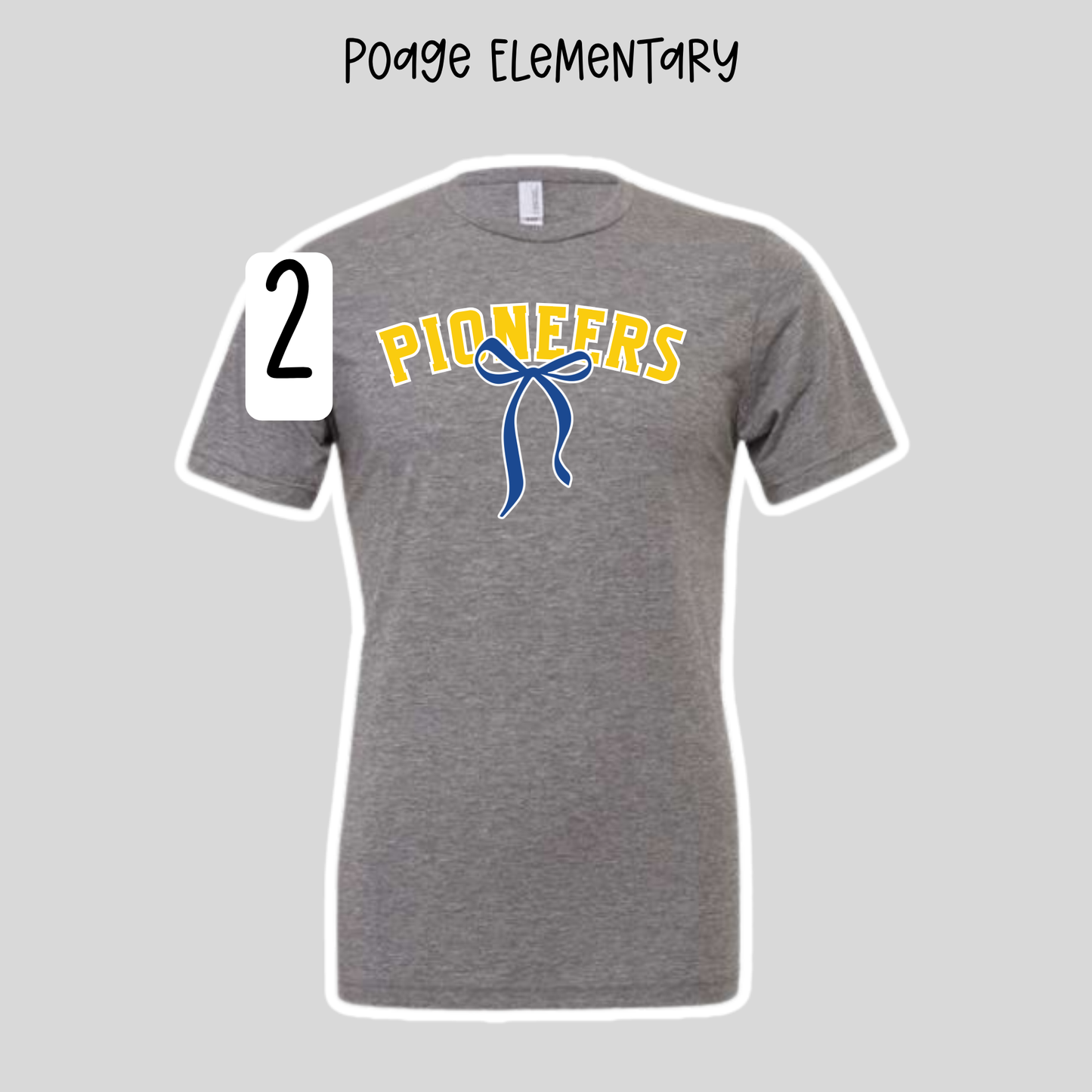 Poage Elementary School- School Spirit Shirts