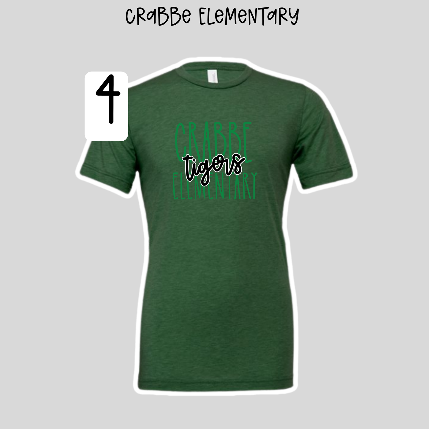 Crabbe Elementary School- School Spirit Shirts