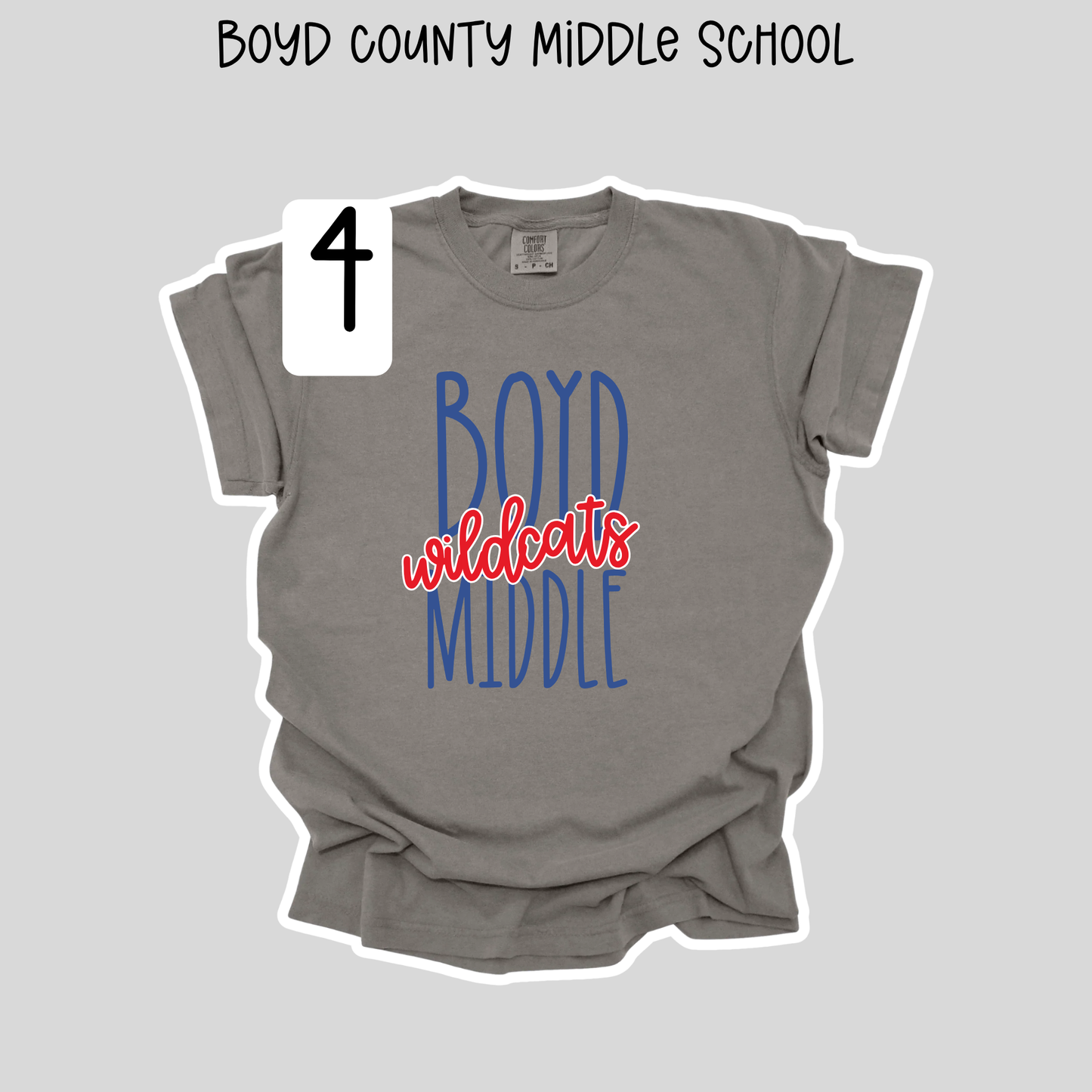 Boyd County Middle School- School Spirit Shirts