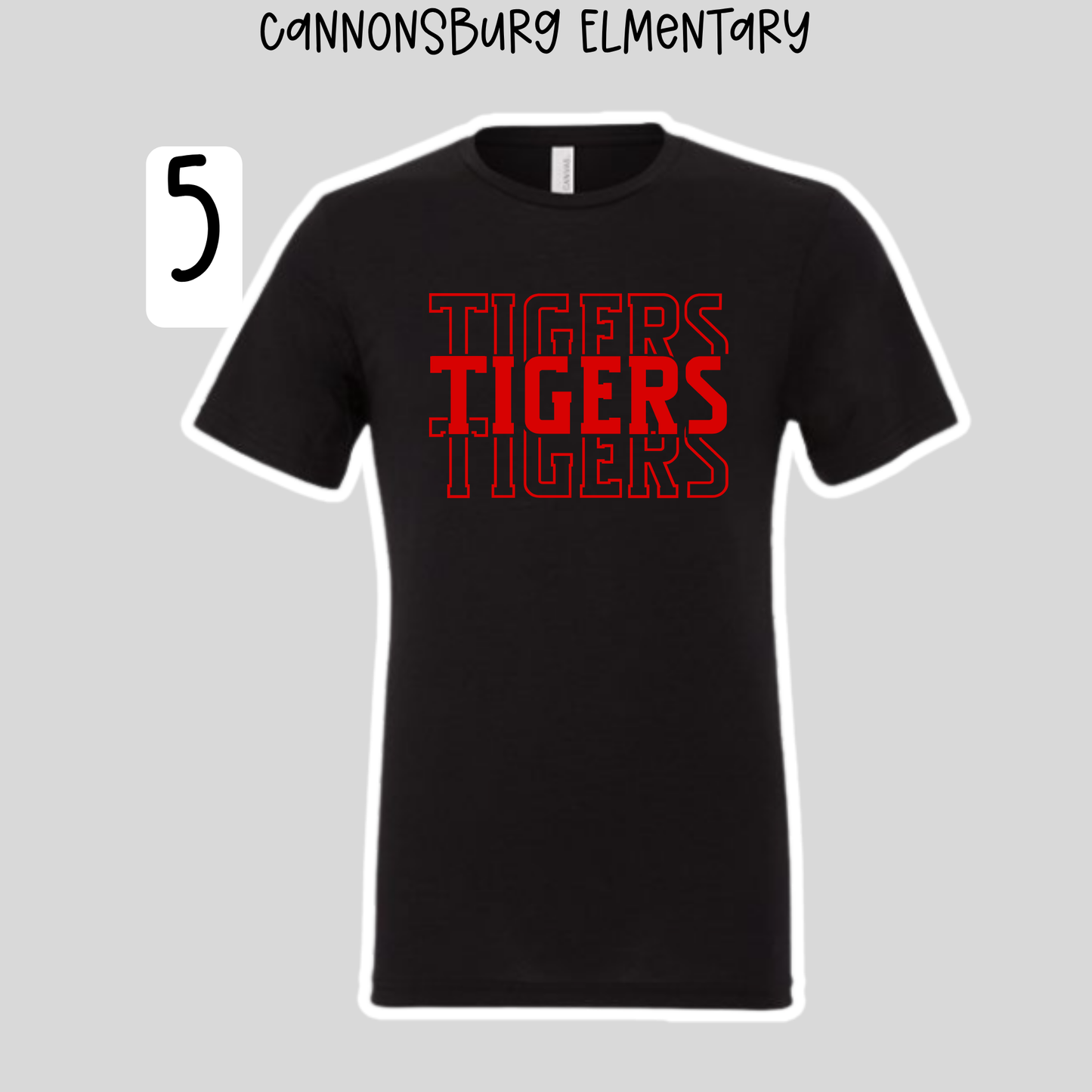 Cannonsburg Elementary School- School Spirit Shirts
