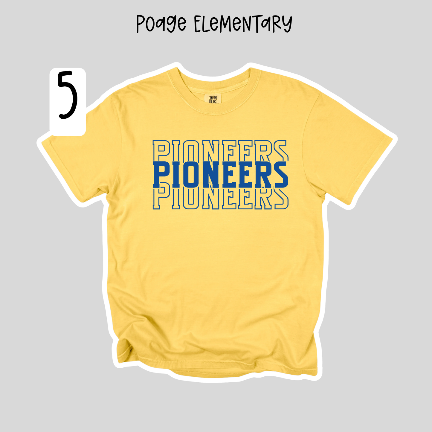 Poage Elementary School- School Spirit Shirts