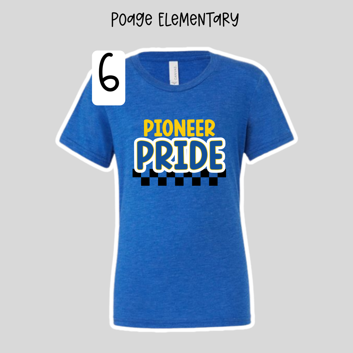 Poage Elementary School- School Spirit Shirts
