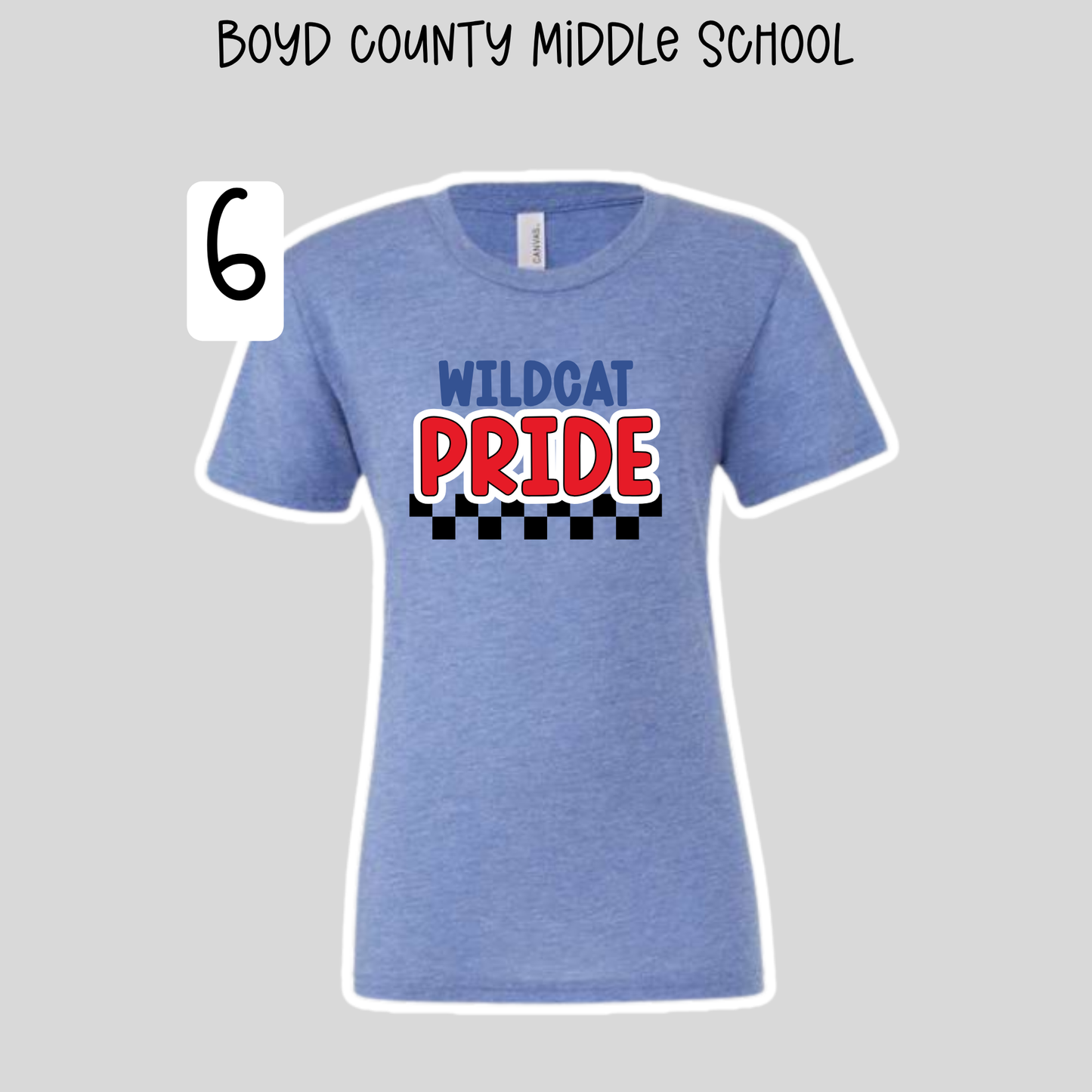 Boyd County Middle School- School Spirit Shirts