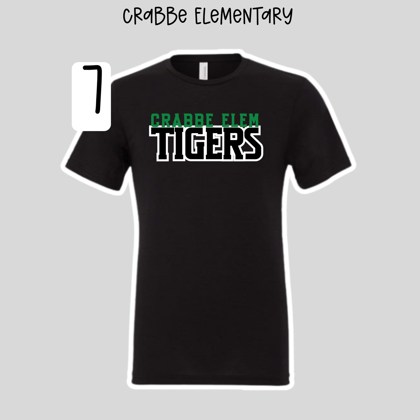 Crabbe Elementary School- School Spirit Shirts