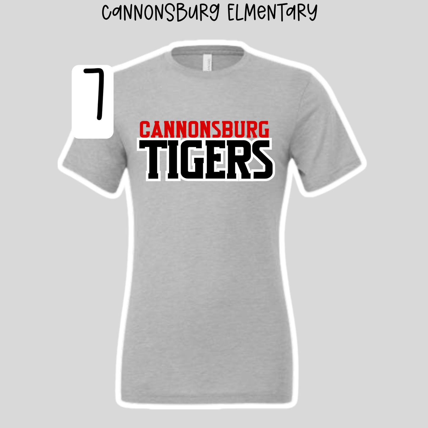Cannonsburg Elementary School- School Spirit Shirts